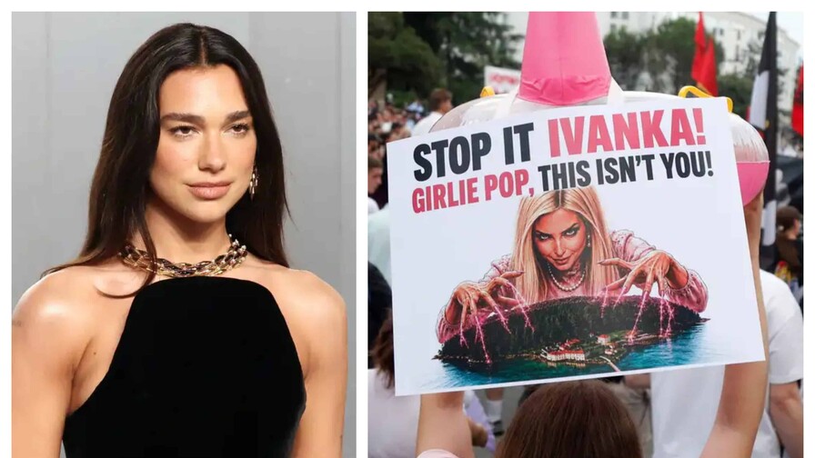 Dua Lipa respalda protestas en Albania contra proyecto vinculado a la hija de Donald Trump
