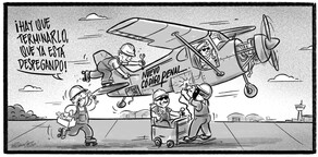 Caricatura de Noticiero Poteleche 17 julio 2026