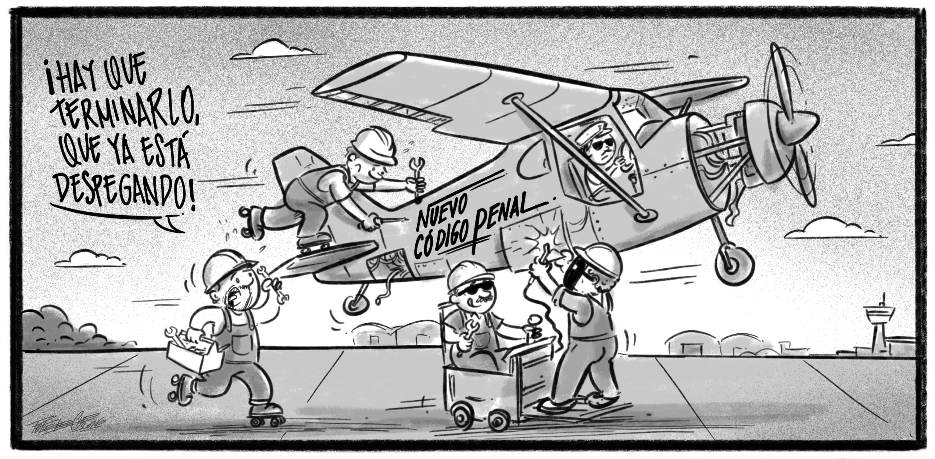 Caricatura de Noticiero Poteleche 17 julio 2026
