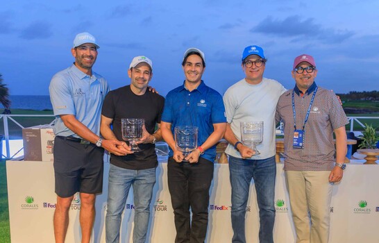 Daniel Santana, Elija Pichardo y Adolfo Méndez salen airosos del Pro-Am de Corales