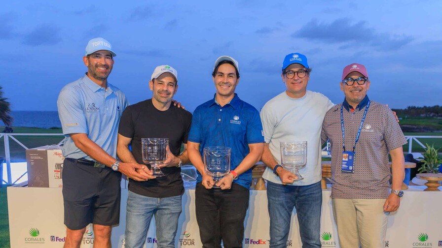 Daniel Santana, Elija Pichardo y Adolfo Méndez salen airosos del Pro-Am de Corales
