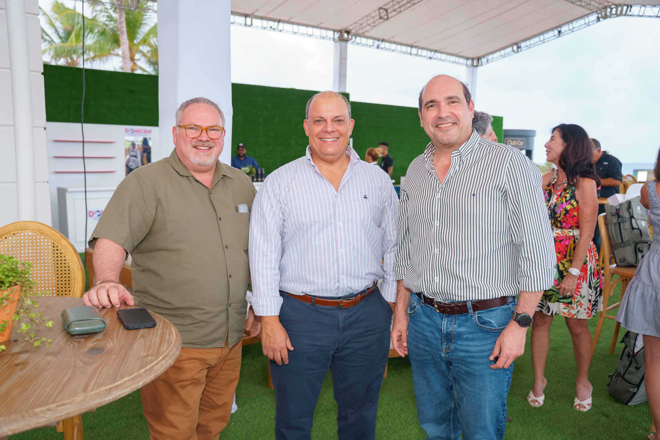 Antoun Evangelista, Pedro Oller y Jaime Vega.