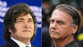 Corte suprema de Brasil prohíbe visita de Milei a Bolsonaro en prisión domiciliaria