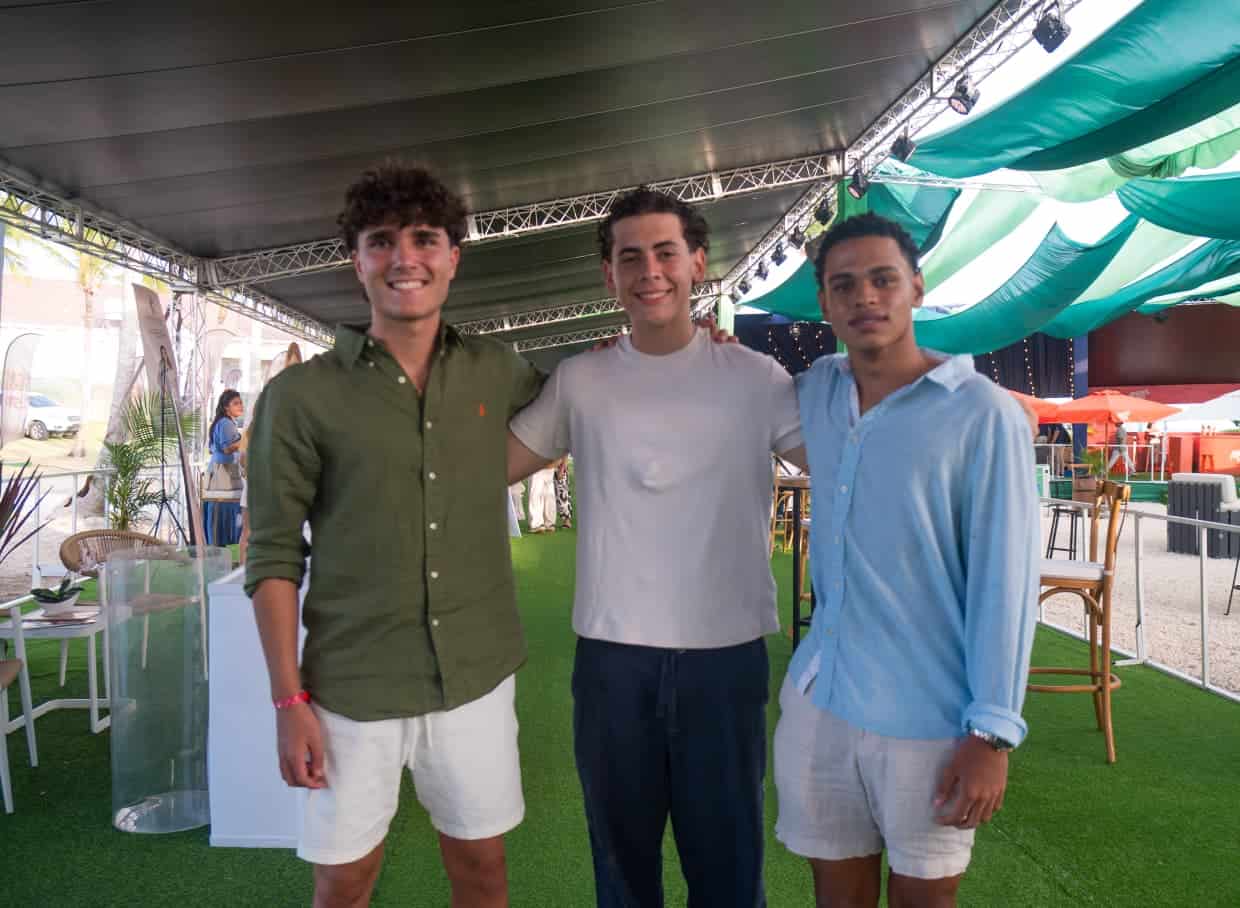 Bruno Guillén, Francisco Alba e Isaak Bueno.