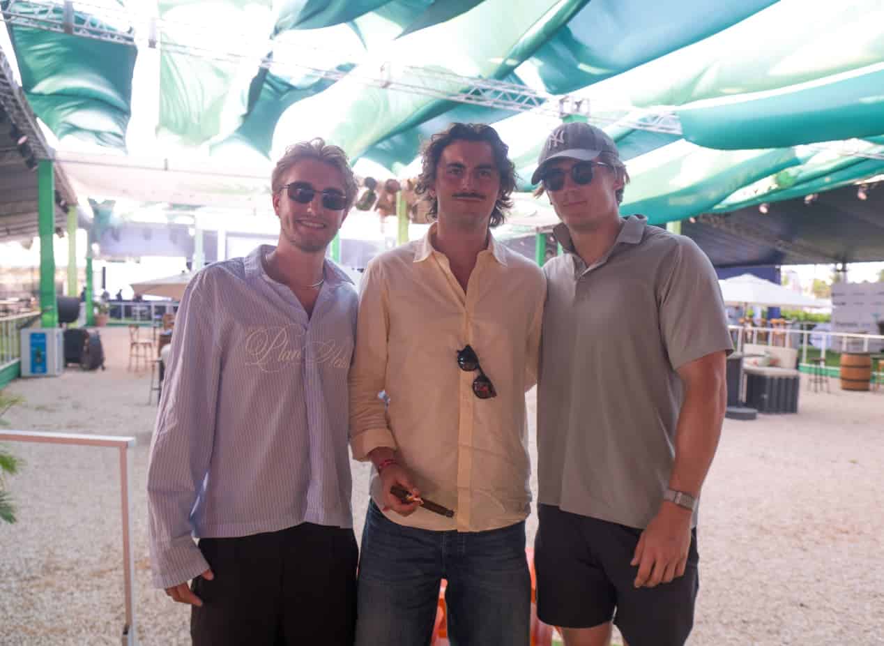 Edén Brockers, Dorian Vandenbosch y Colin Shulz.