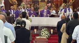 Despiden a monseñor Antonio Camilo con misa de cuerpo presente en el Santo Cerro