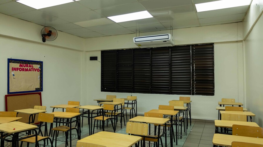 El costo de mantener las aulas climatizadas marca diferencias entre escuelas públicas y privadas