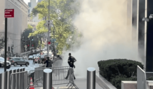 Hombre provoca un incendio con fuegos artificiales frente a sede del ICE en Nueva York