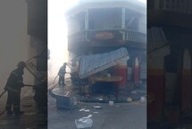 Explosión de cilindro de gas provoca incendio en cafetería en Los Guaricanos; hay cuatro lesionados