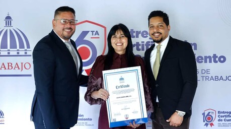 Diario Libre recibe certificación en seguridad laboral y sienta precedente en la prensa dominicana