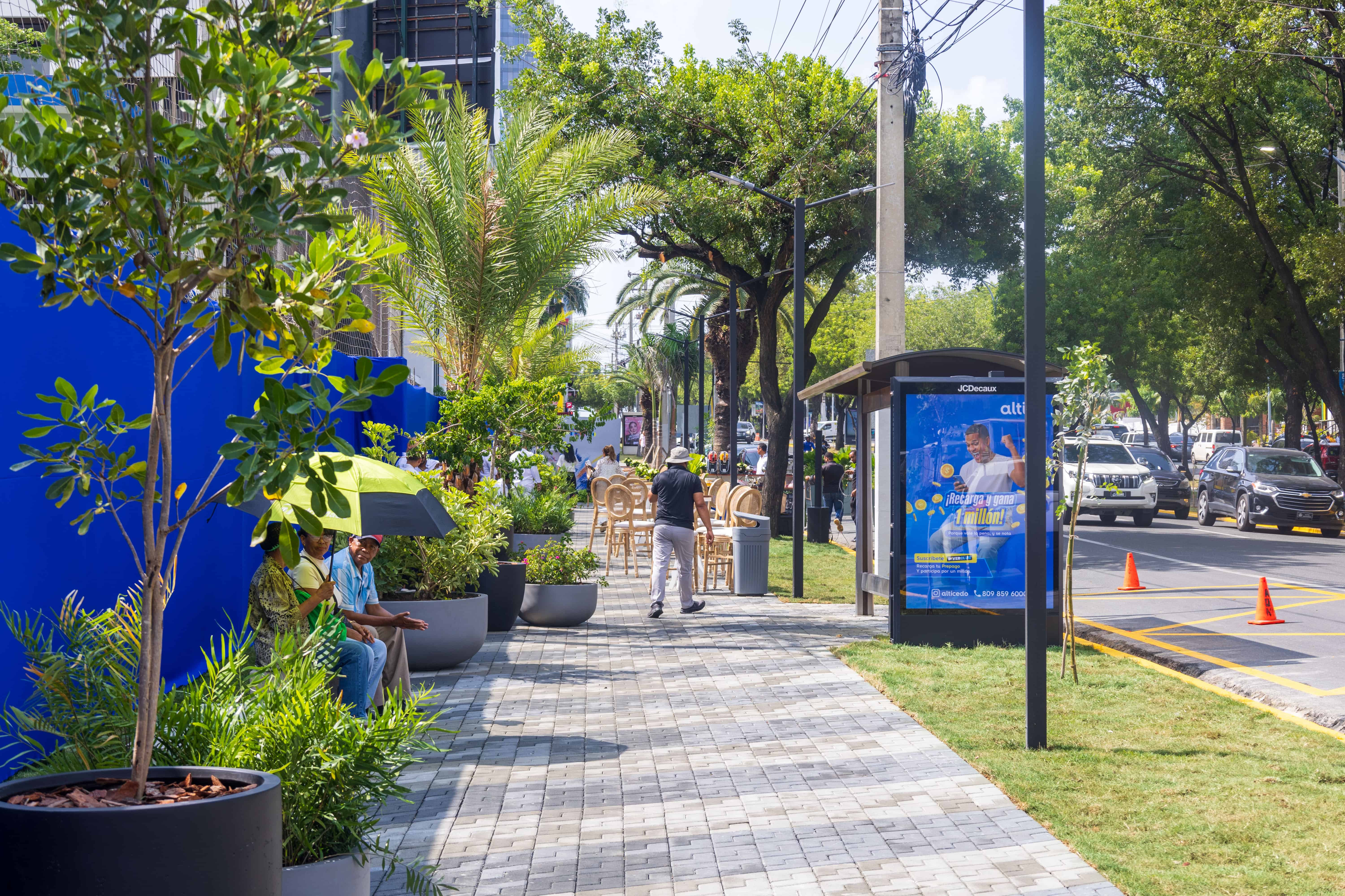 Son alrededor de 70 metros de adoquines.