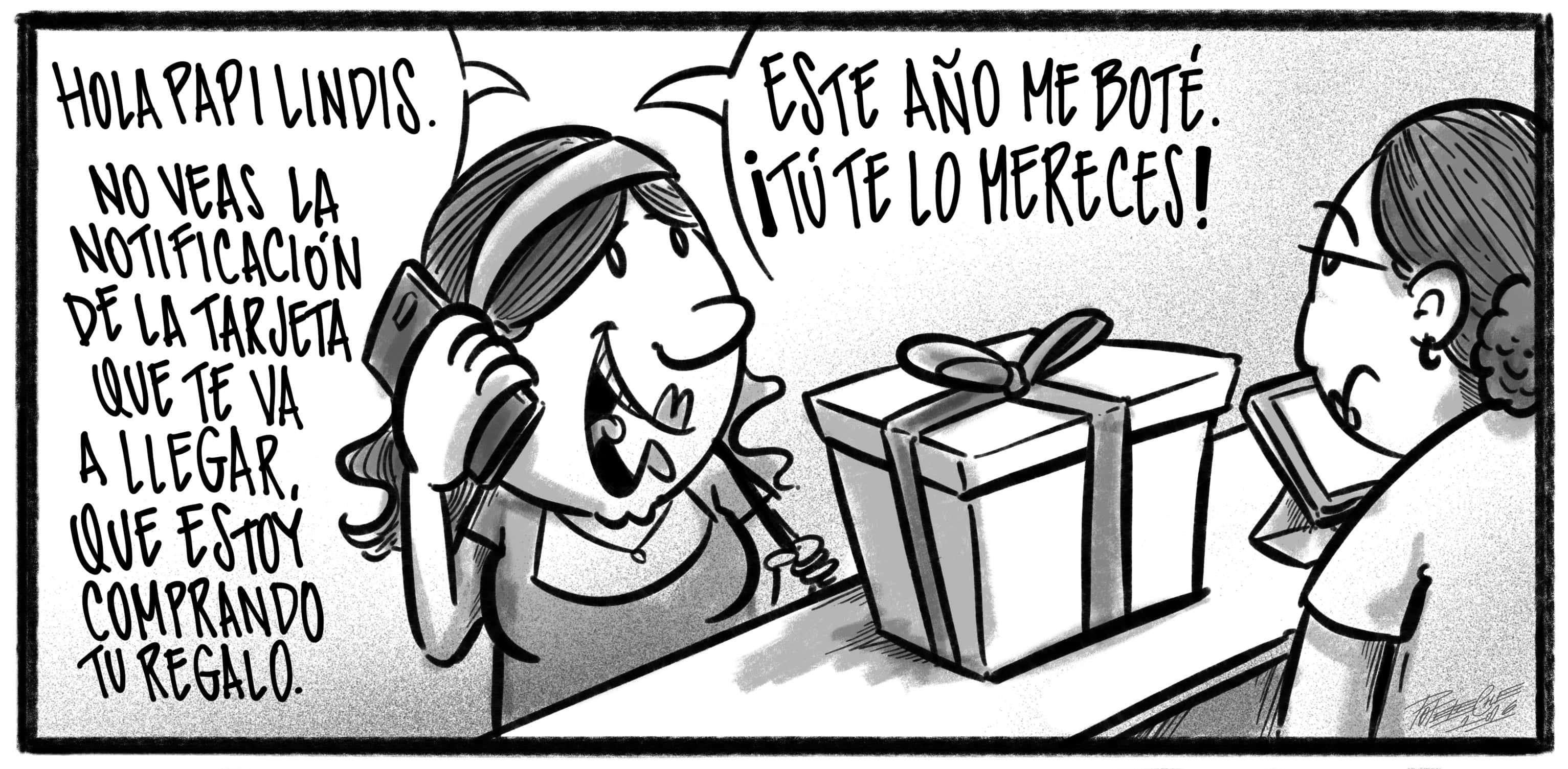 Caricatura de Noticiero Poteleche 25 julio 2026