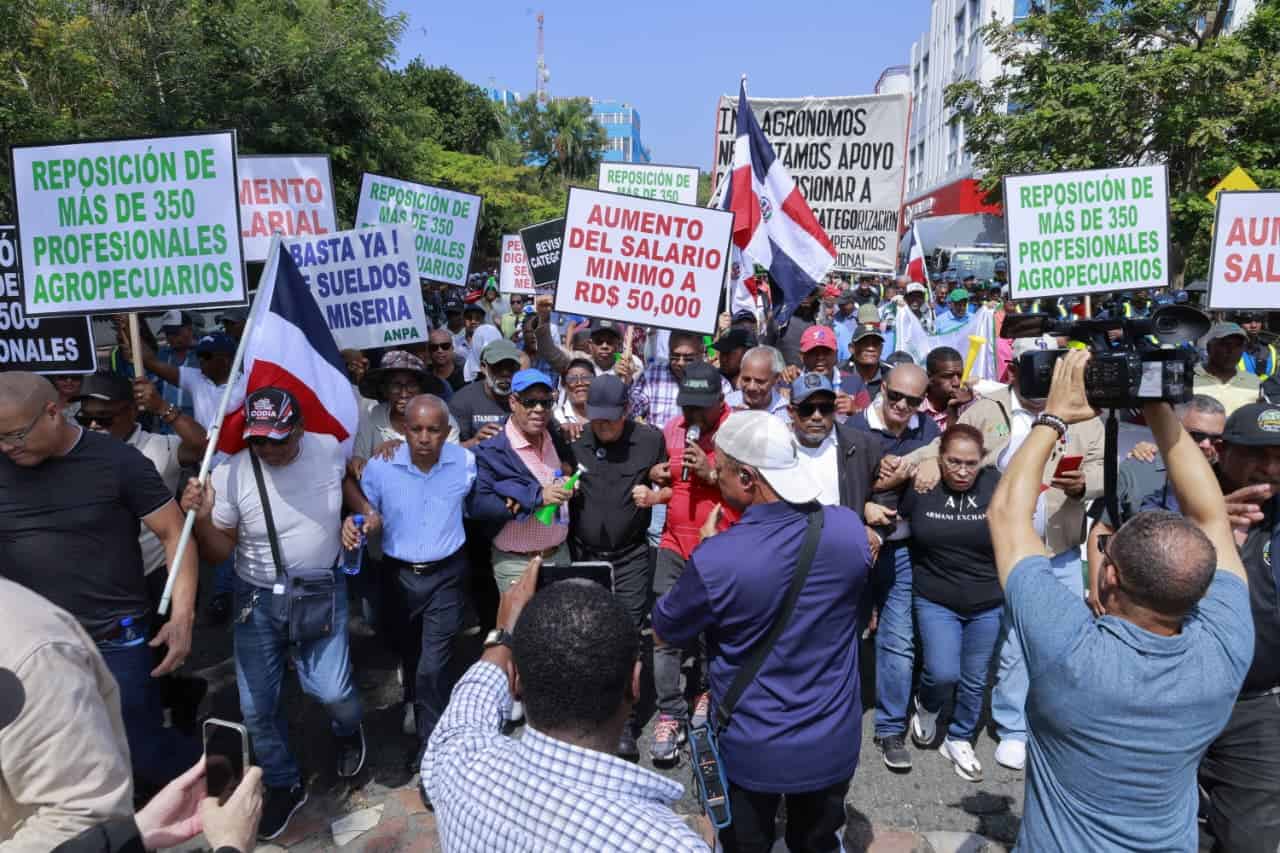 ANPA realiza movilización este viernes 24 de julio frente al Palacio Nacional.
