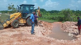 Avería en tubería de 48 pulgadas deja sin agua a sectores de Santo Domingo Este