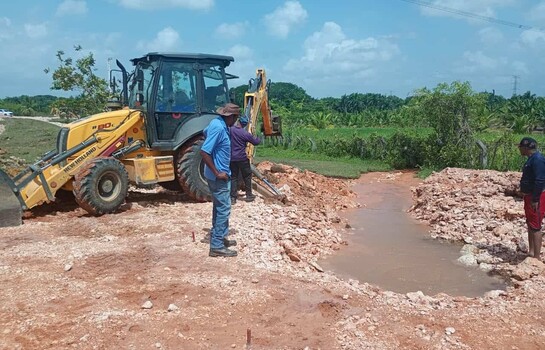 Avería en tubería de 48 pulgadas deja sin agua a sectores de Santo Domingo Este