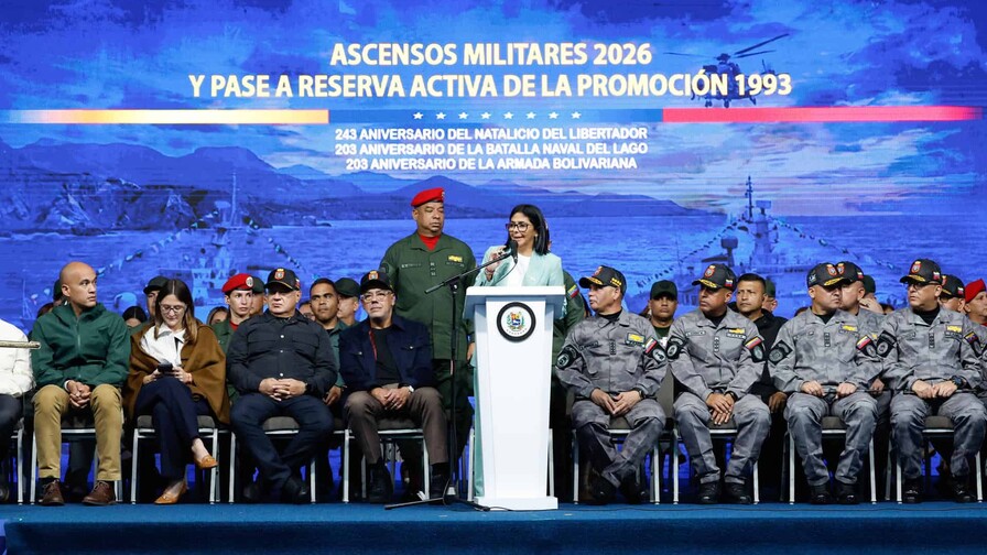 Delcy Rodríguez cambia al jefe operativo de la Fuerza Armada y anuncia otras designaciones
