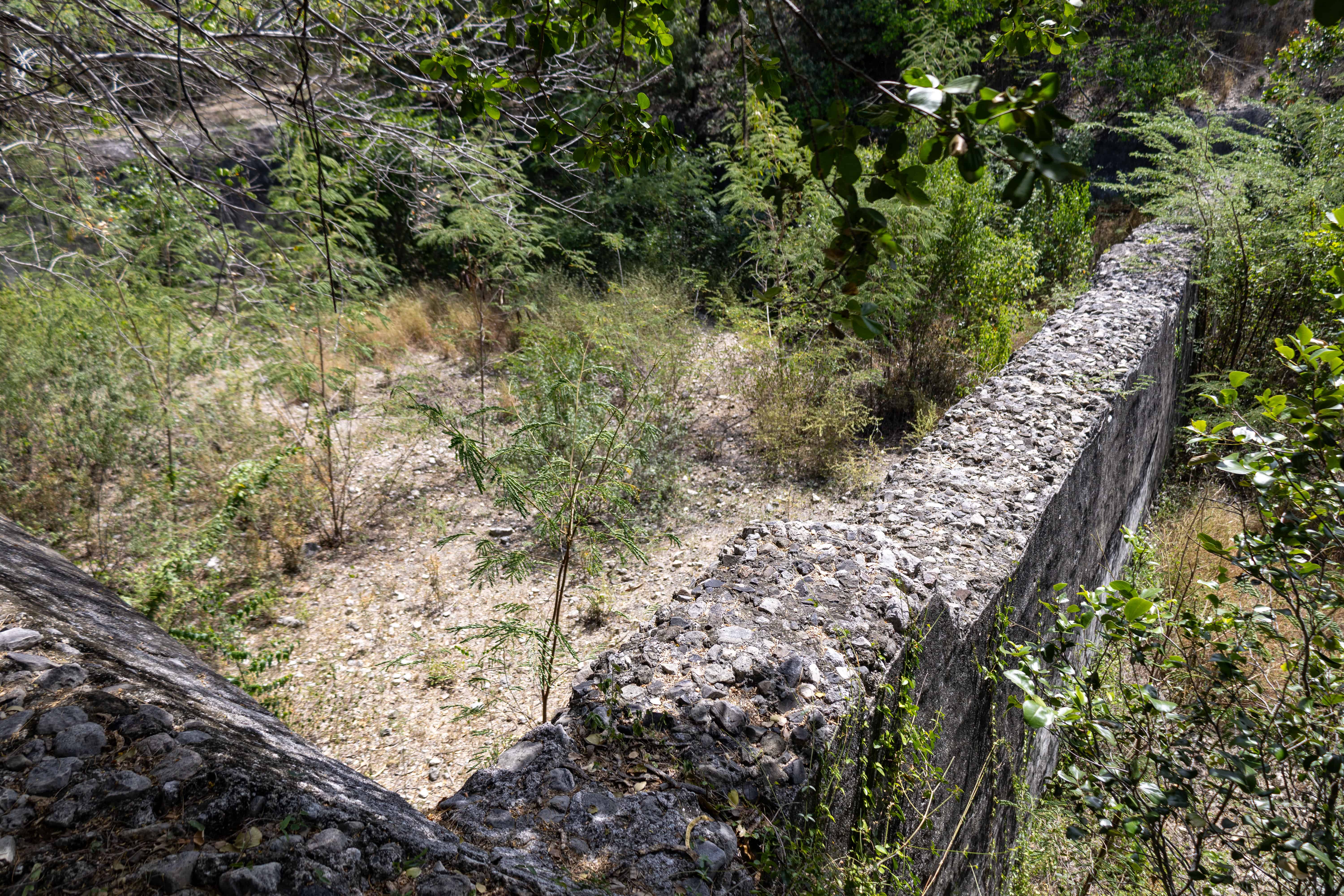 Antiguo reservorio utilizado por los habitantes.&nbsp;