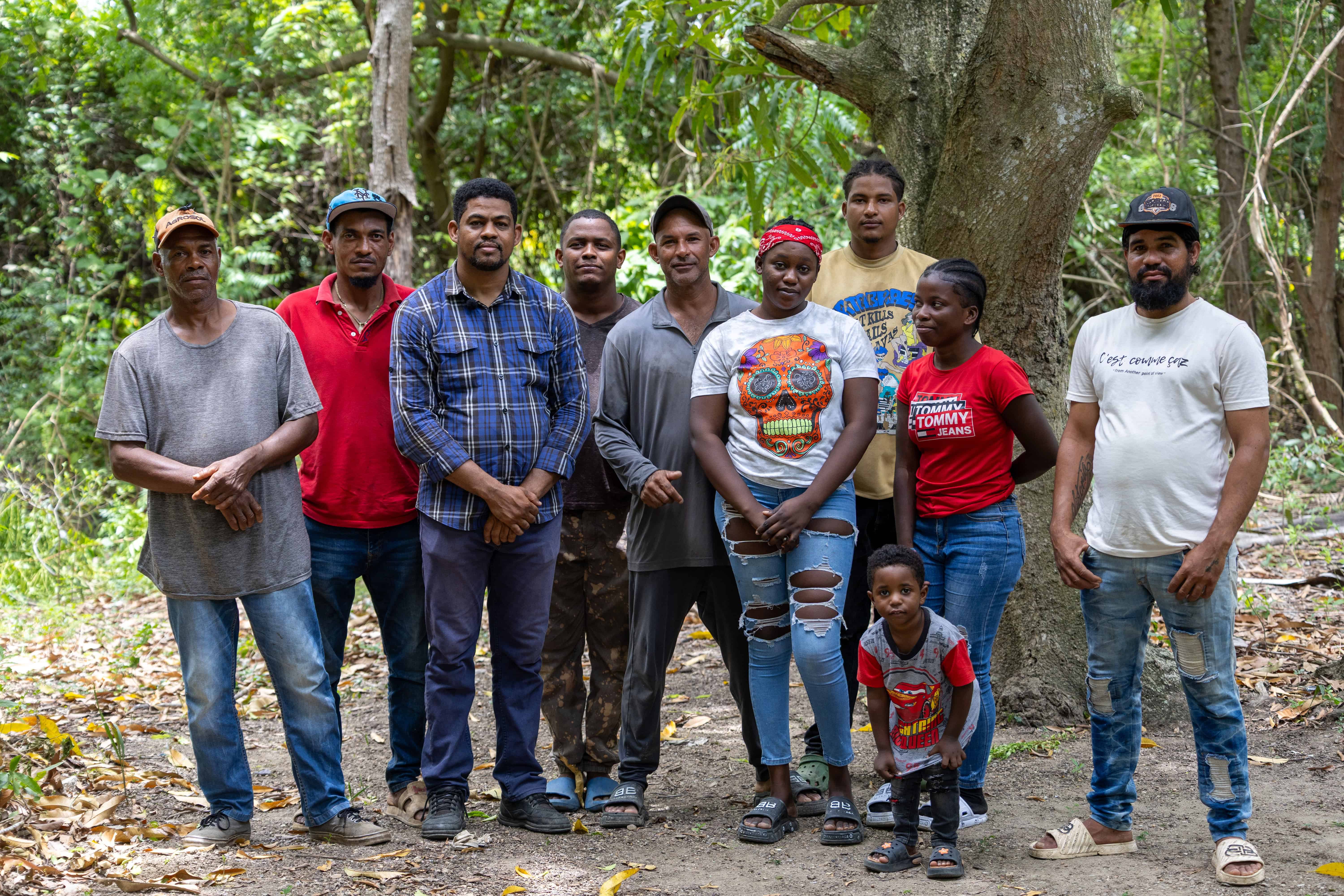 Comunitarios y miembros de la Asociación de Pescadores de Laguna Saladilla.&nbsp;