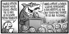 Caricatura de Noticiero Poteleche 28 julio 2026
