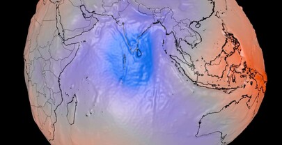 Geoide: la imagen de la NASA que muestra dónde la gravedad es más fuerte o más débil