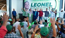 Leonel juramenta a exdirigentes del PRM y el PLD en la Línea Noroeste