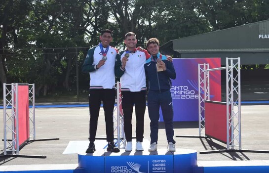 Los guatemaltecos Carrillo y Cabrera obtienen medalla de oro en el Pentatlón Moderno de los JCC 2026