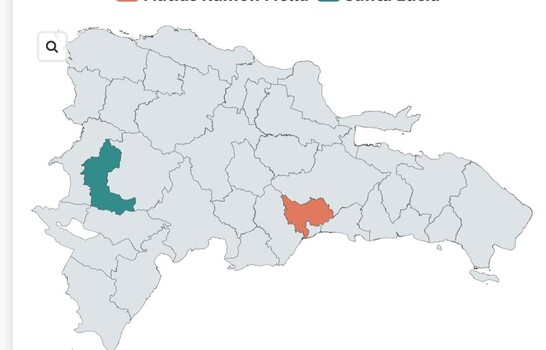¿Qué tanto cambiaría el mapa político si se crean las provincias Santa Lucía y Matías Ramón Mella?