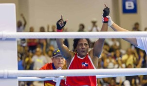 Estefani Almánzar conquista el oro en los 54 kg. del boxeo