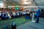 Leonel Fernández juramenta nuevos miembros en la Fuerza del Pueblo