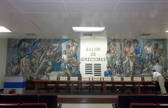 En peligro el mural de José Vela Zanetti en el hospital Salvador B. Gautier