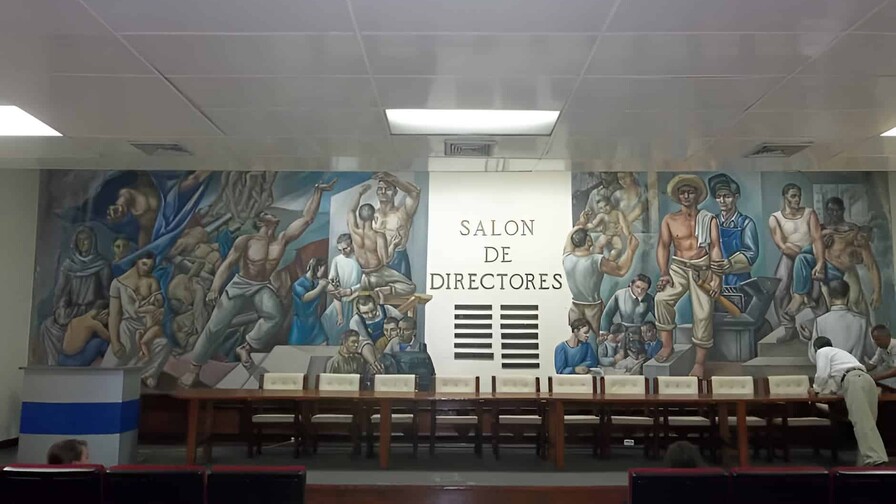 En peligro el mural de José Vela Zanetti en el hospital Salvador B. Gautier