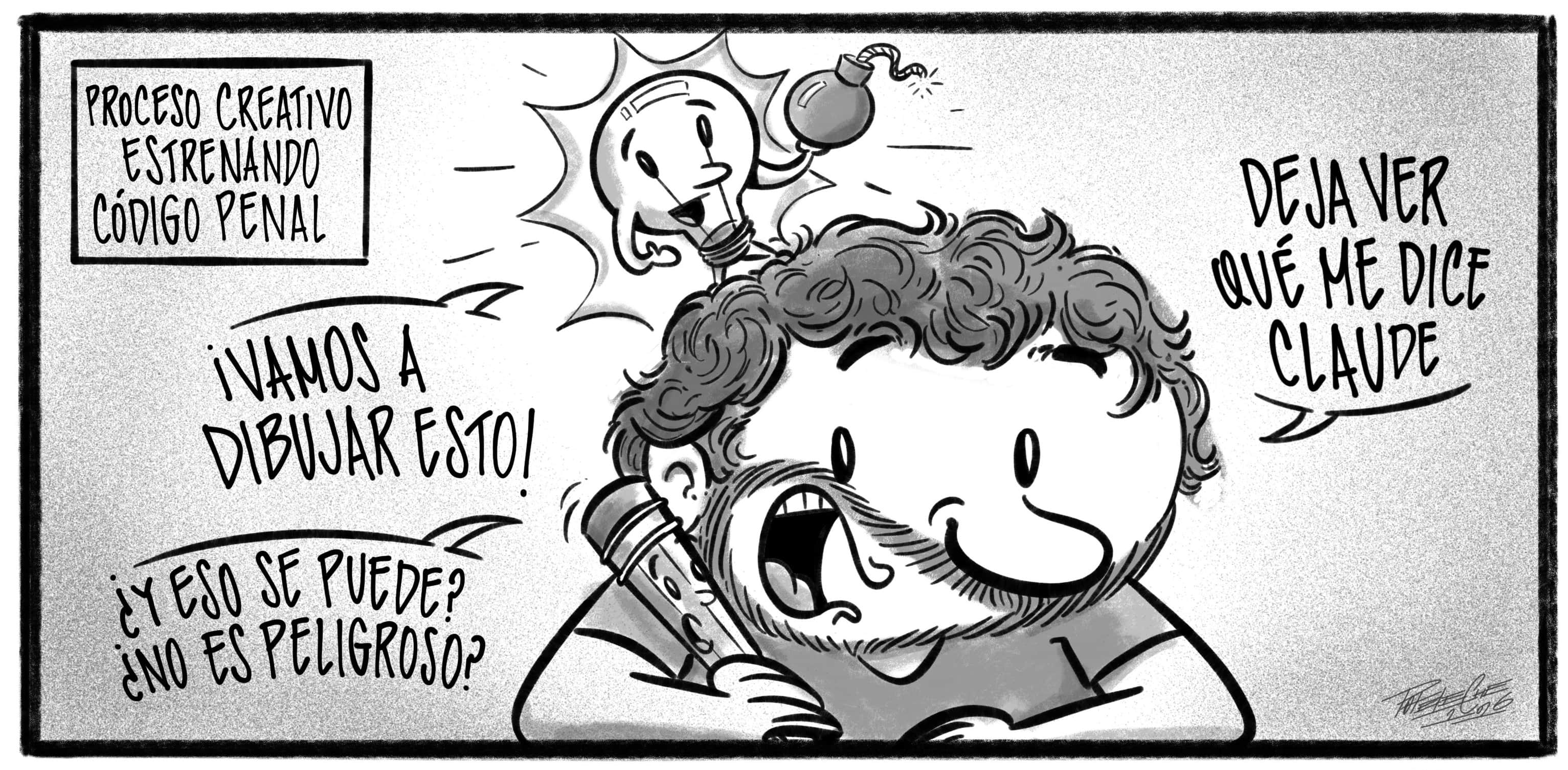 Caricatura de Noticiero Poteleche 13 agosto 2026