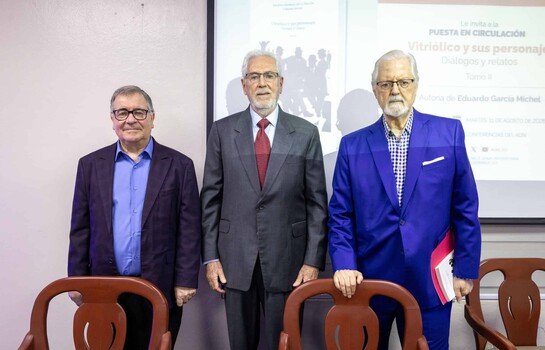 Eduardo García Michel pone en circulación obra “Vitriólico y sus personajes, diálogos y relatos”
