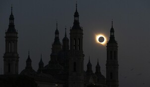 Así apreció Europa el eclipse solar