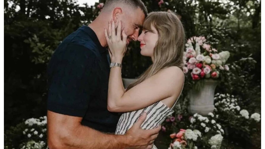 Taylor Swift y Travis Kelce quemaron la decoración de su boda para evitar su reventa, según medios