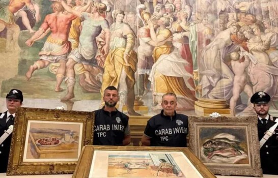 Recuperan tres obras de Renoir, Matisse y Cézanne robadas de colección privada en Italia