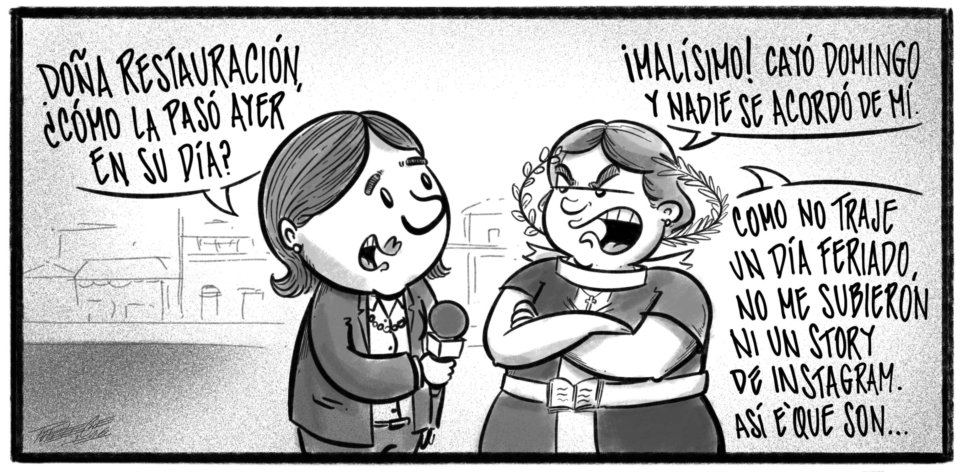 Caricatura de Noticiero Poteleche 17 agosto 2026