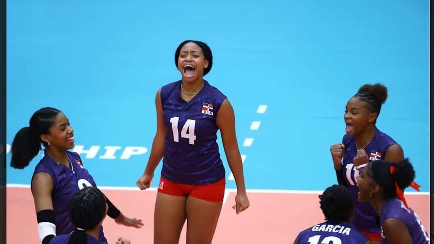 Dominicana derriba a Argentina en un quinto set de infarto en el Mundial de Voleibol Sub 17
