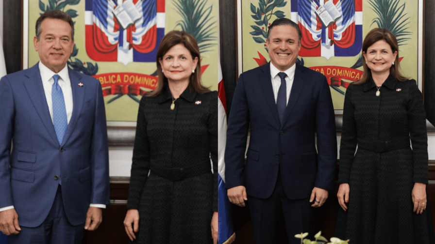Raquel Peña juramenta al nuevo canciller y al ministro de Vivienda