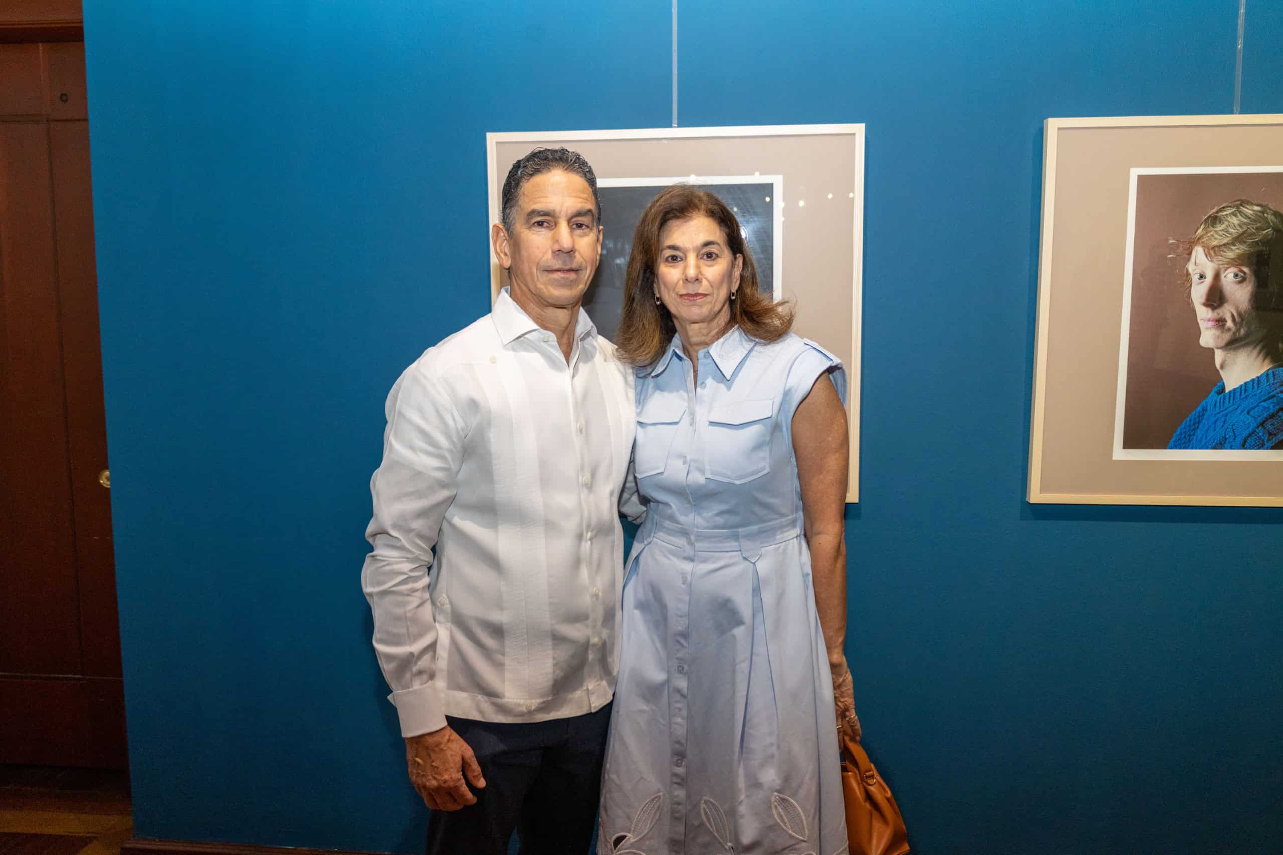 <br>Ivan Portalatín y Audrey de Portalatin. <br><br>
