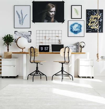 Cómo diseñar una zona de estudio compartida, cómoda y organizada