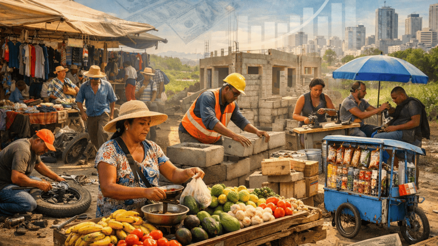 La informalidad económica en RD y su peso social