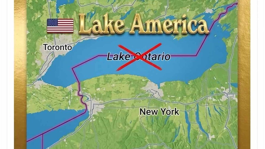 Google Maps cambia nombre de Lago Ontario a Lago América en EE. UU.