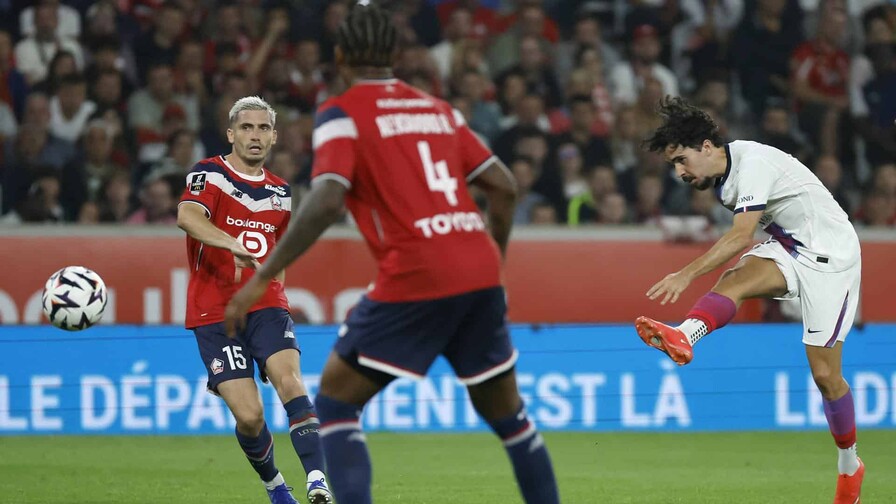 El PSG rescata un empate agónico ante el Lille