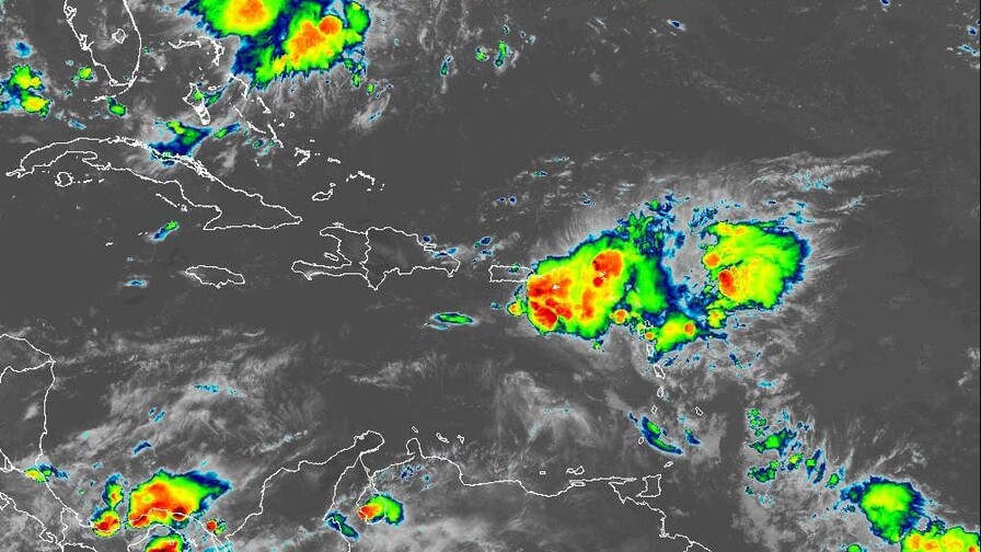 Indomet pronostica lluvias en algunas partes del país por la aproximación de los remanentes de Dolly
