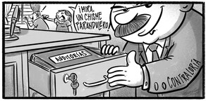 Caricatura de Noticiero Poteleche 3 septiembre 2026