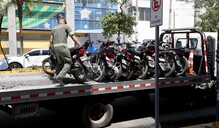 Intrant y Digesett fiscalizan a más de 82 motociclistas por violar normas de tránsito