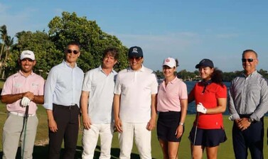 David Collado acompaña a la legendaria golfista Lorena Ochoa a su primera visita a Casa de Campo