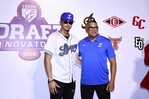 Hayden Álvarez, tomado por el Licey, fue la primera selección del draft de Lidom