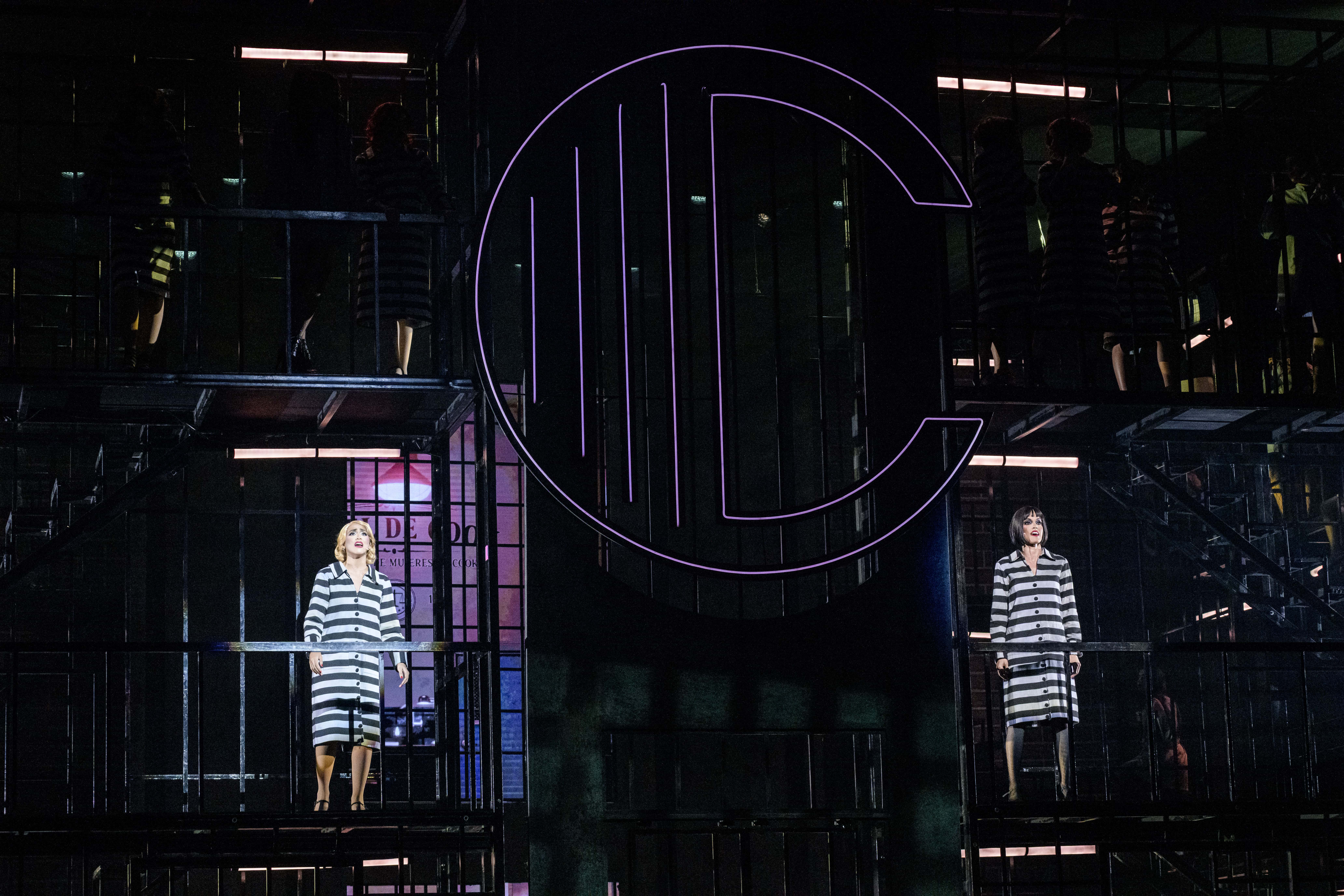 Escena de “Chicago: el musical” en el Teatro Nacional.